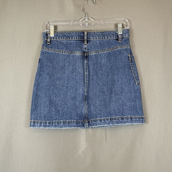 Lot Of 2 BDG Urban Outfitters Denim Mini Skirt Blue Black Small And Petite - Picture 4 of 10